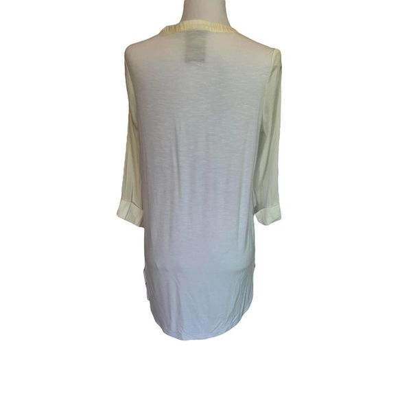 dolan Left Coast Collection Tunic White Embroidered Size XS - Picture 3 of 10